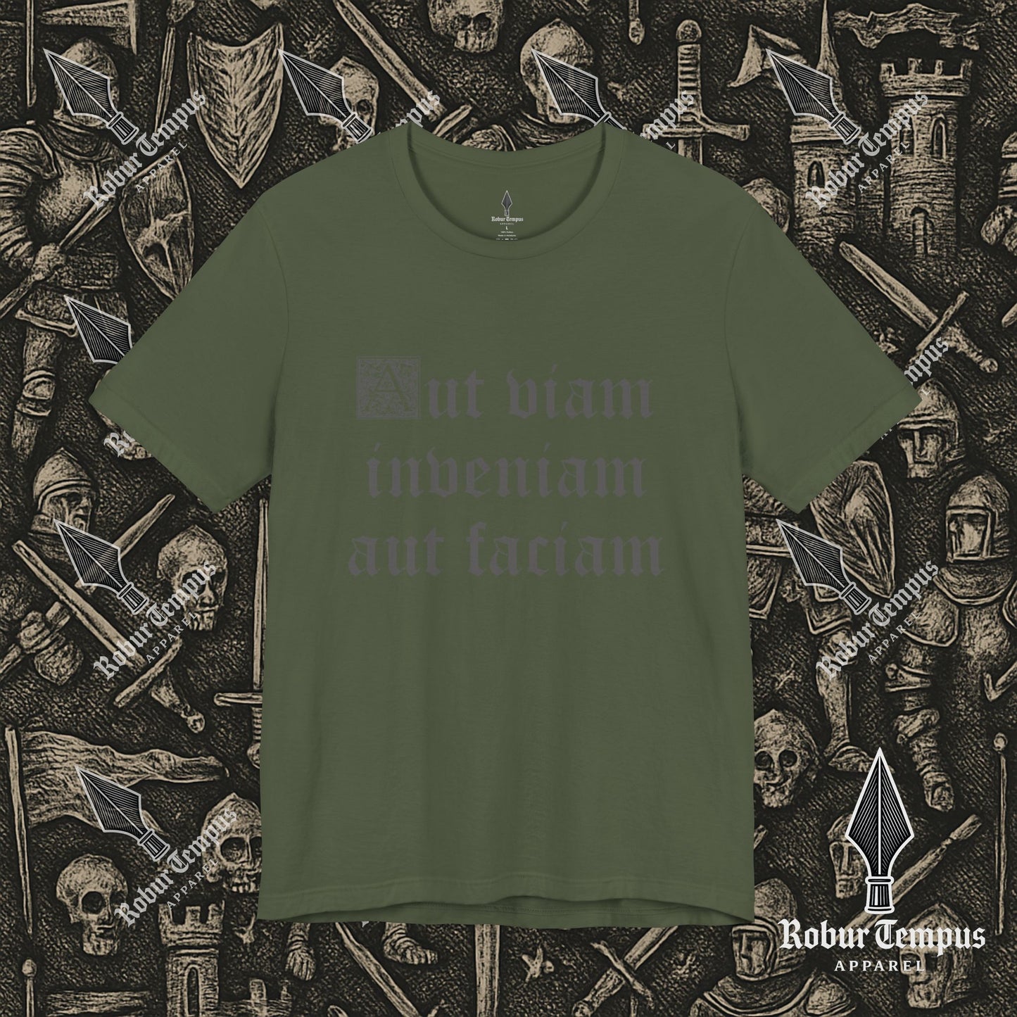 "I shall either find a way or make one" Latin T-Shirt